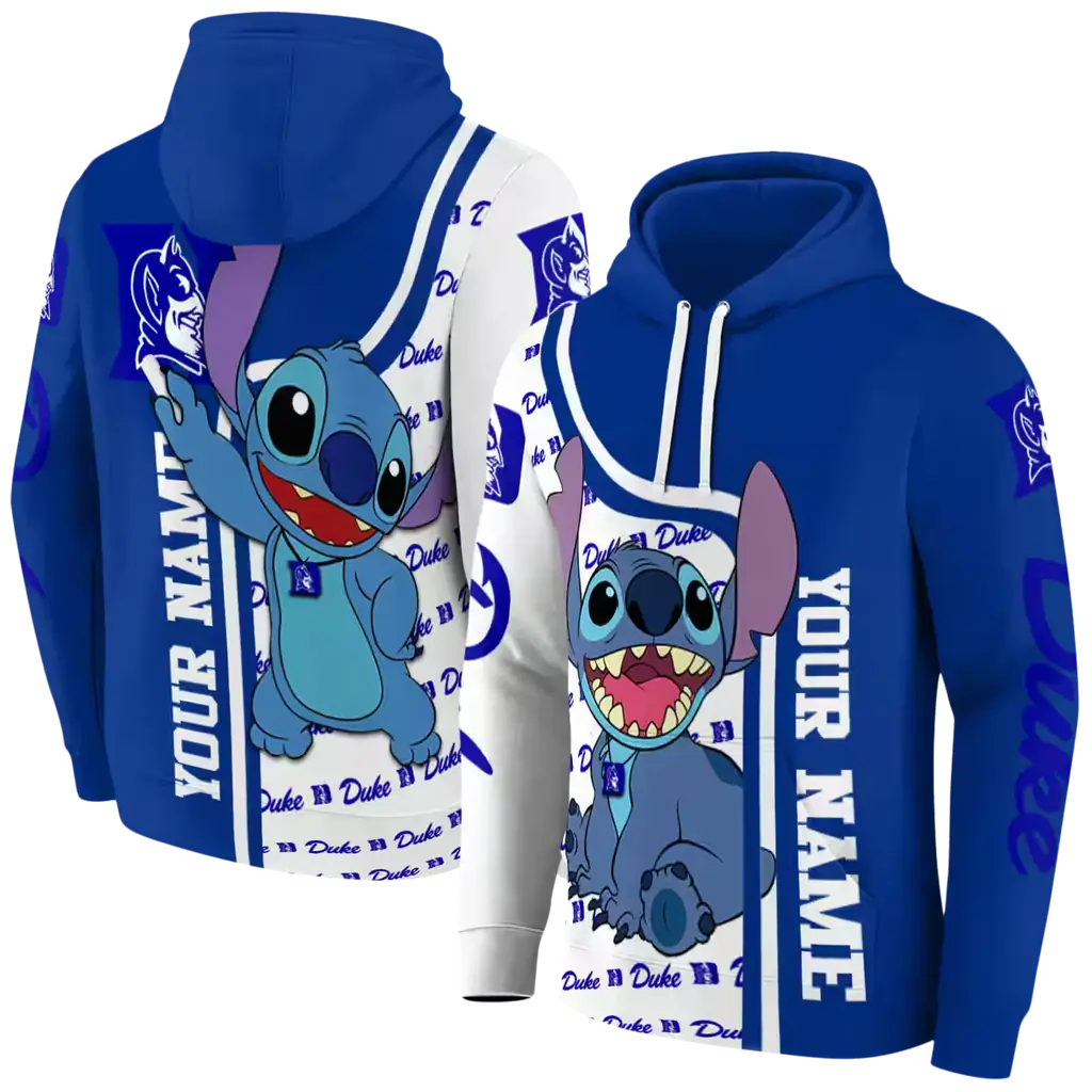 customized duke blue devils stitch blue hoodie fashion forward customized duke blue devils stitch blue hoodie fashion forward