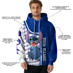 customized duke blue devils stitch blue hoodie best selling