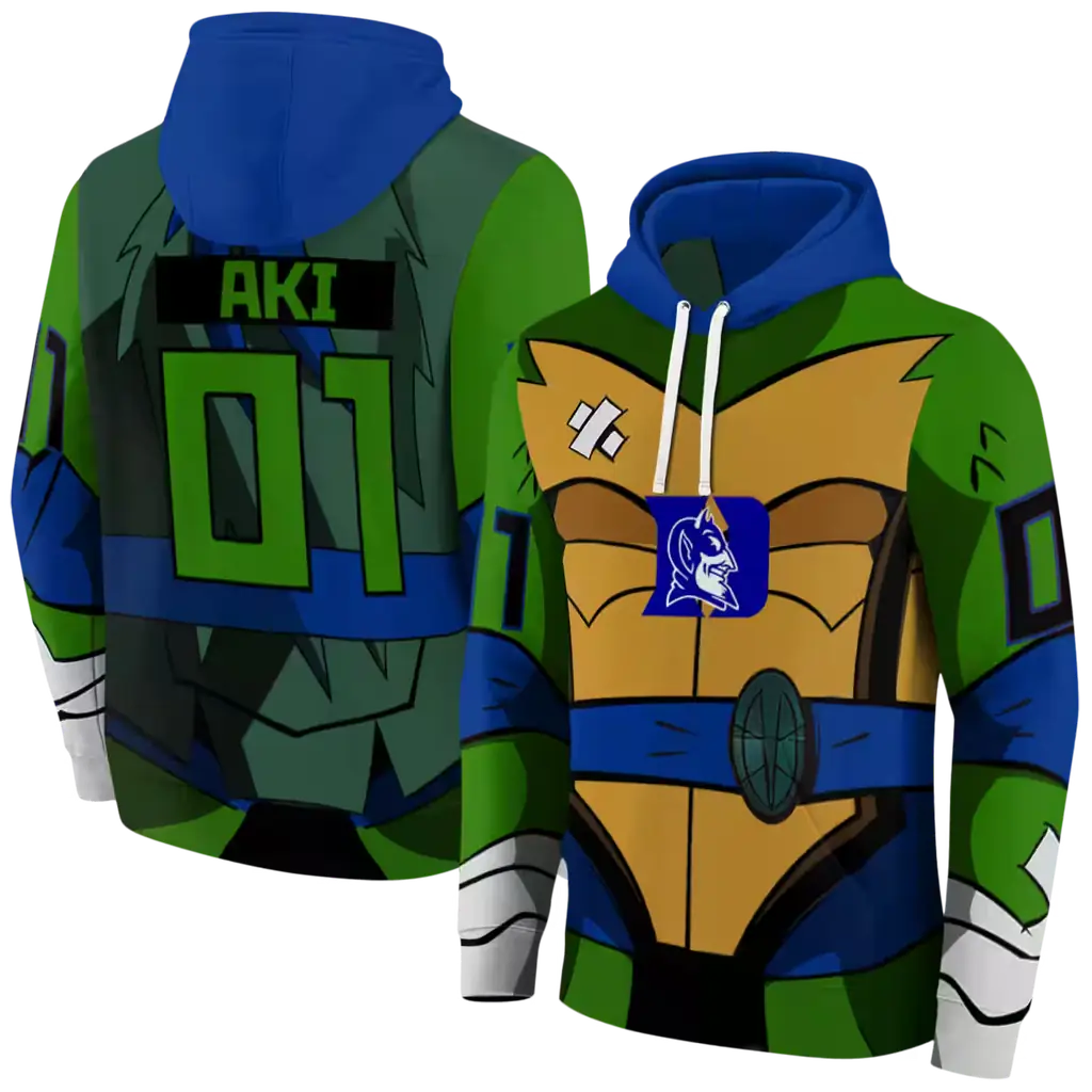 customized duke blue devils superhero armor blue green hoodie fashion forward customized duke blue devils superhero armor blue green hoodie fashion forward