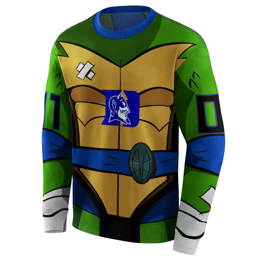 customized duke blue devils superhero armor blue green hoodie new arrival customized duke blue devils superhero armor blue green hoodie new arrival