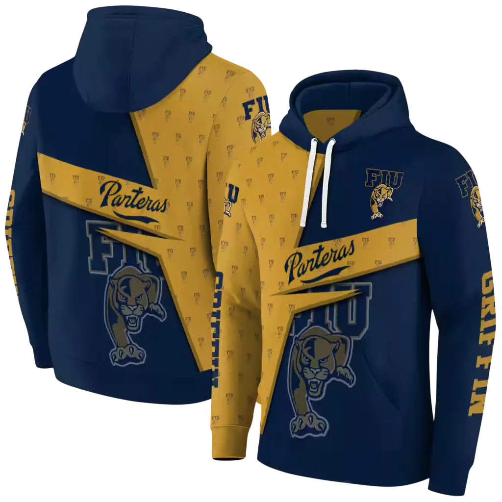 customized fiu panthers abstract shape blue hoodie fashion forward customized fiu panthers abstract shape blue hoodie fashion forward