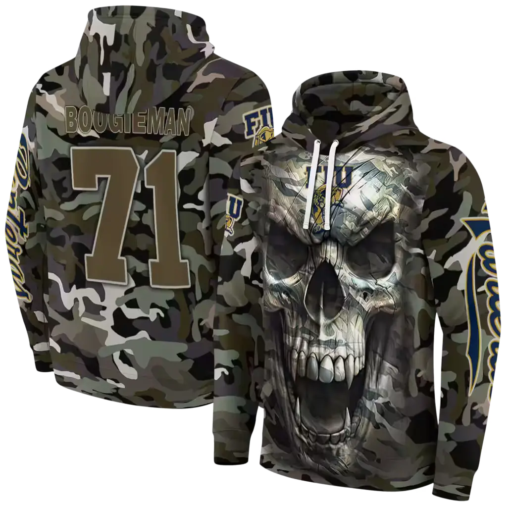customized fiu panthers camo skull hoodie fashion forward customized fiu panthers camo skull hoodie fashion forward