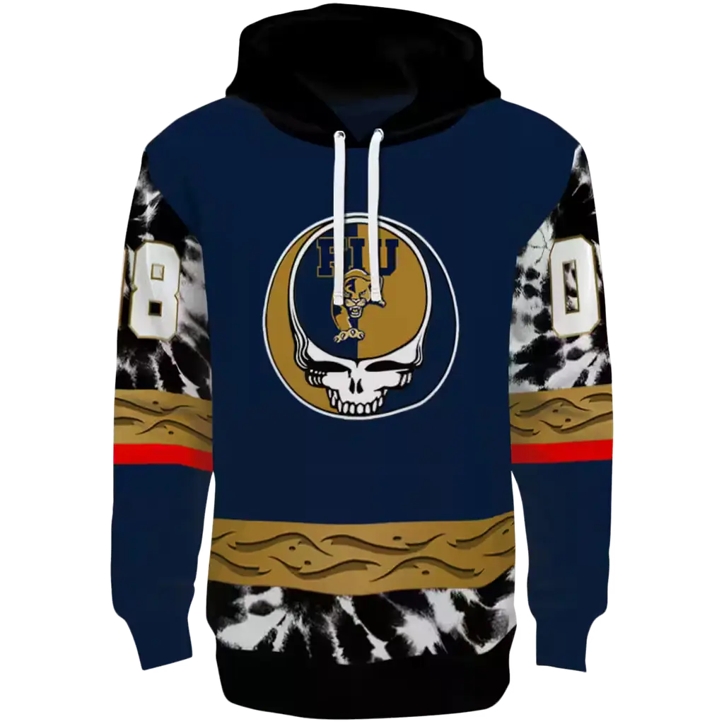customized fiu panthers grateful vibes blue hoodie best selling customized fiu panthers grateful vibes blue hoodie best selling