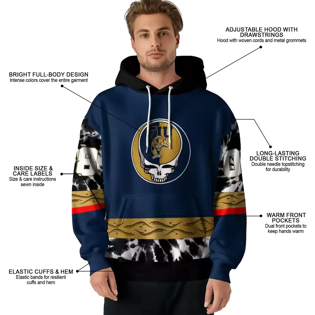 customized fiu panthers grateful vibes blue hoodie latest model customized fiu panthers grateful vibes blue hoodie latest model