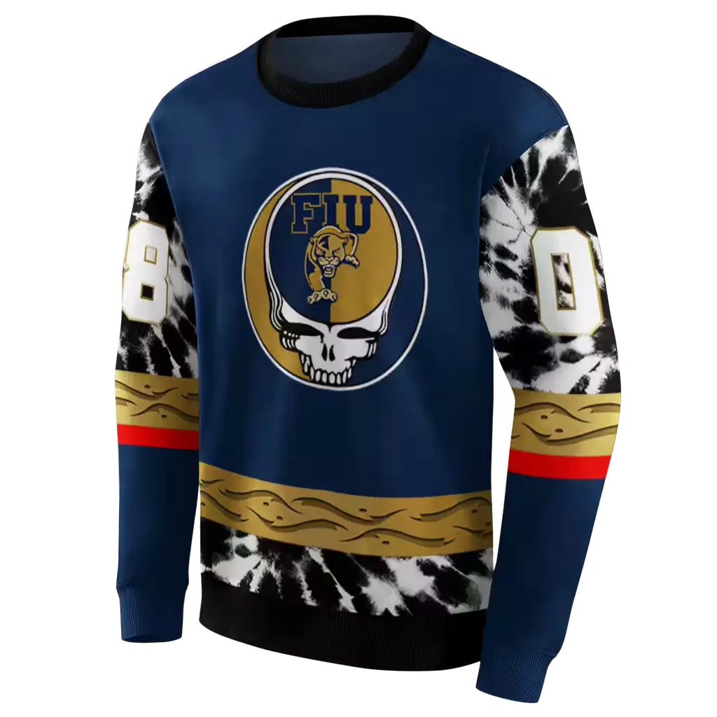 customized fiu panthers grateful vibes blue hoodie new arrival customized fiu panthers grateful vibes blue hoodie new arrival