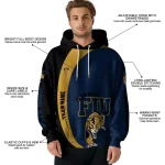 customized fiu panthers minimalist design blue black hoodie best selling