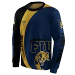 customized fiu panthers minimalist design blue black hoodie best selling