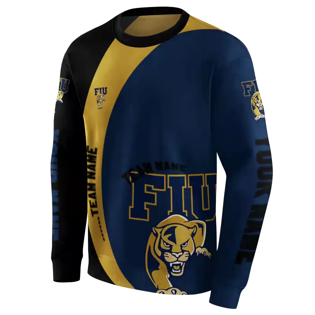 customized fiu panthers minimalist design blue black hoodie new arrival customized fiu panthers minimalist design blue black hoodie new arrival