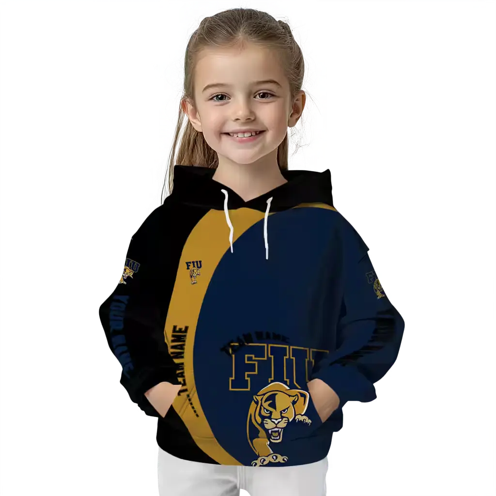 customized fiu panthers minimalist design blue black hoodie top rated customized fiu panthers minimalist design blue black hoodie top rated