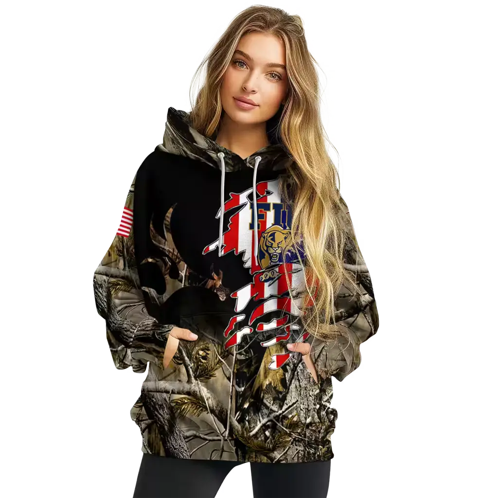 customized fiu panthers tree camo hoodie high quality customized fiu panthers tree camo hoodie high quality