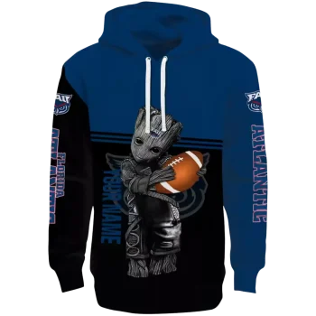 customized florida atlantic owls baby groot blue black hoodie best selling