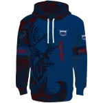 customized florida atlantic owls deer silhouette blue hoodie best selling