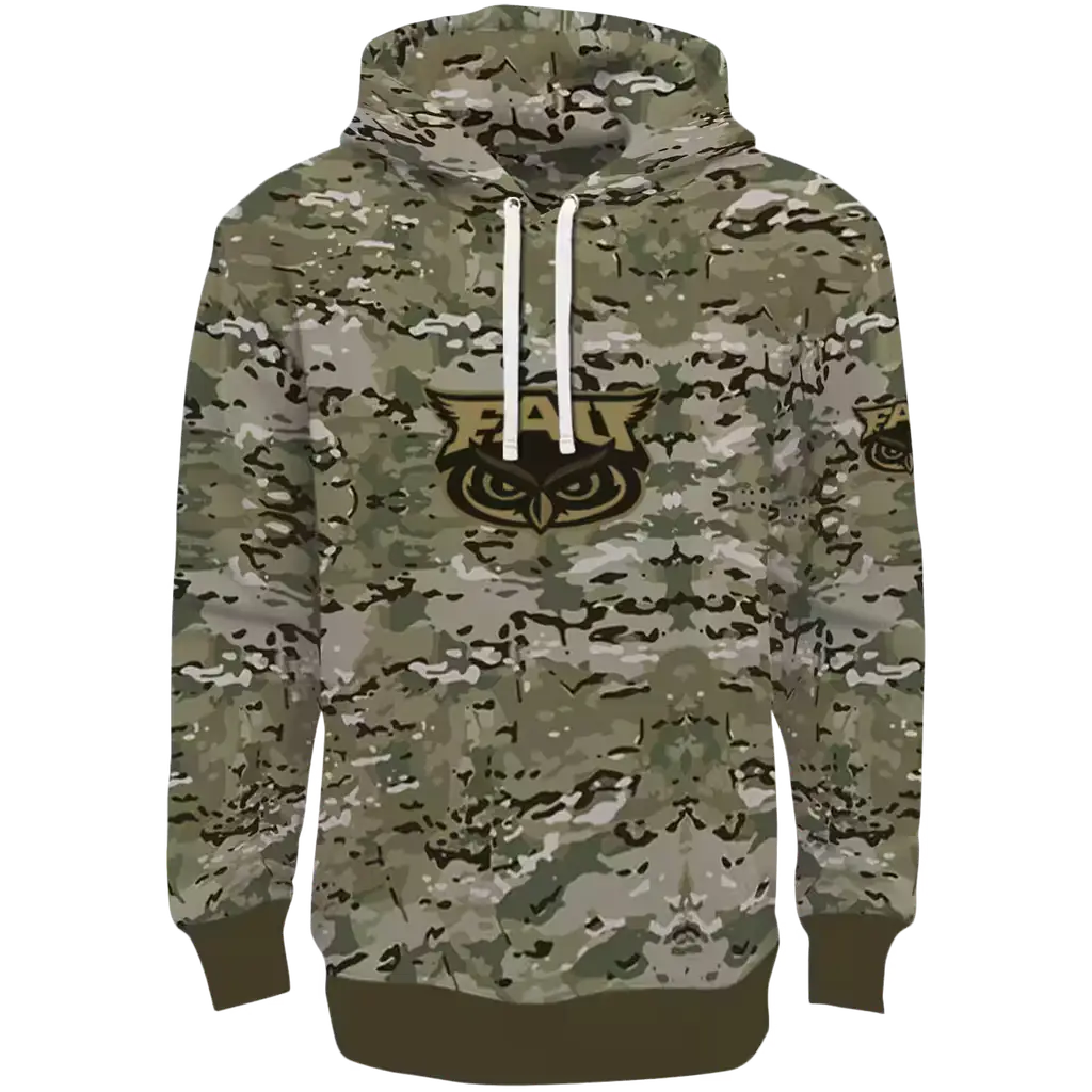 customized florida atlantic owls military style hoodie best selling customized florida atlantic owls military style hoodie best selling