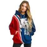 customized florida atlantic owls peeking snoopy blue hoodie best selling