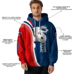 customized florida atlantic owls peeking snoopy blue hoodie best selling
