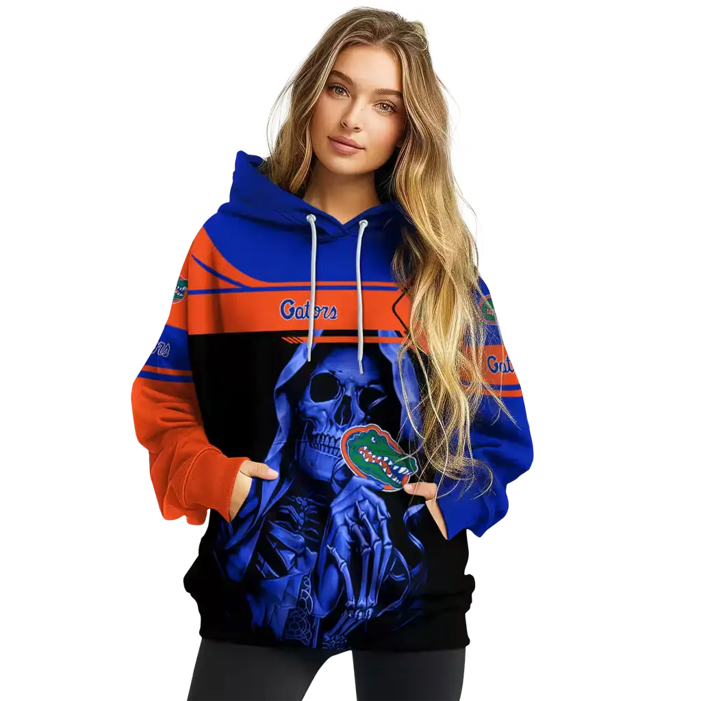 customized florida gators grim reaper blue black hoodie high quality customized florida gators grim reaper blue black hoodie high quality