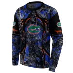customized florida gators hunting theme blue black hoodie best selling