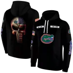customized florida gators punisher skull black hoodie best selling