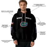 customized florida gators punisher skull black hoodie best selling