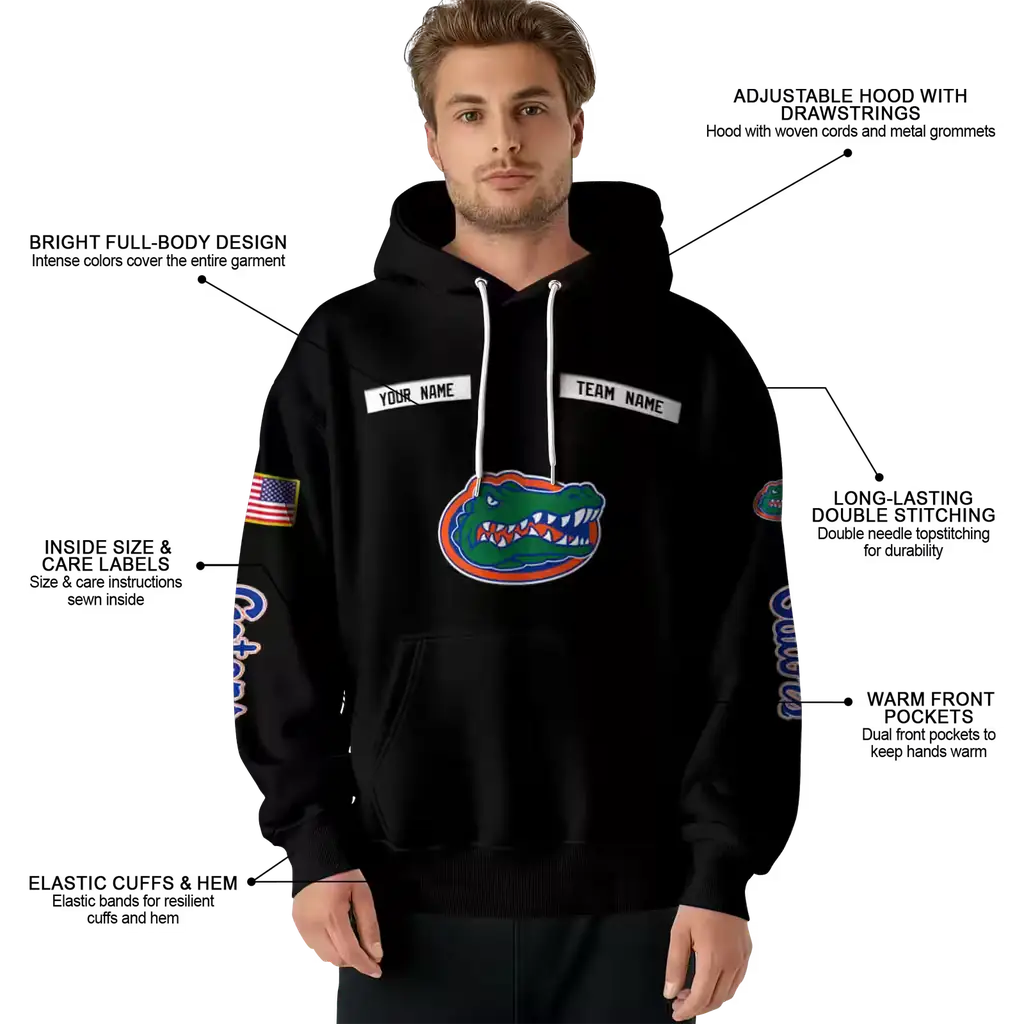 customized florida gators punisher skull black hoodie latest model customized florida gators punisher skull black hoodie latest model