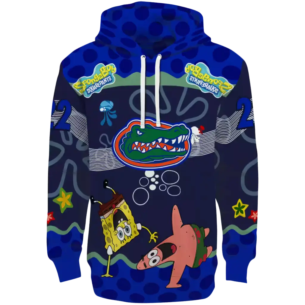 customized florida gators spongebob patrick star blue navy hoodie best selling customized florida gators spongebob patrick star blue navy hoodie best selling