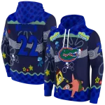 customized florida gators spongebob patrick star blue navy hoodie best selling