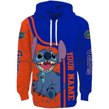 customized florida gators stitch blue hoodie best selling