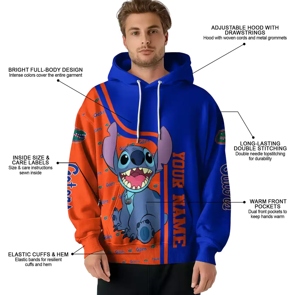 customized florida gators stitch blue hoodie latest model customized florida gators stitch blue hoodie latest model