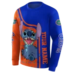 customized florida gators stitch blue hoodie best selling