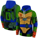 customized florida gators superhero armor blue green hoodie best selling