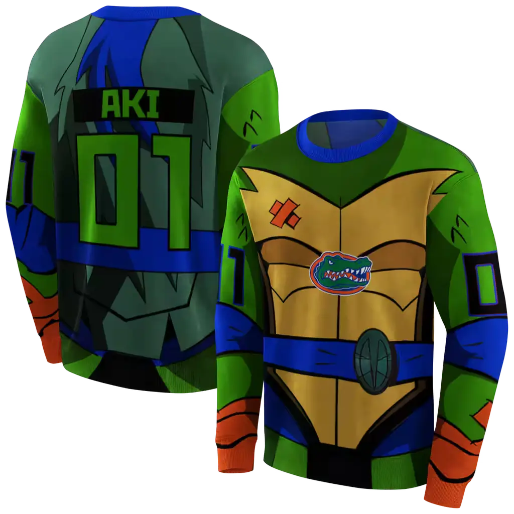 customized florida gators superhero armor blue green hoodie premium grade customized florida gators superhero armor blue green hoodie premium grade