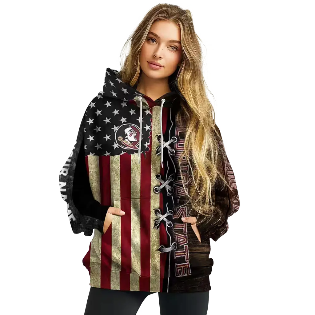 customized florida state seminoles american pride hoodie high quality customized florida state seminoles american pride hoodie high quality