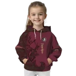 customized florida state seminoles deer silhouette garnet hoodie best selling