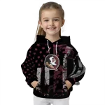 customized florida state seminoles distressed flag garnet black hoodie best selling