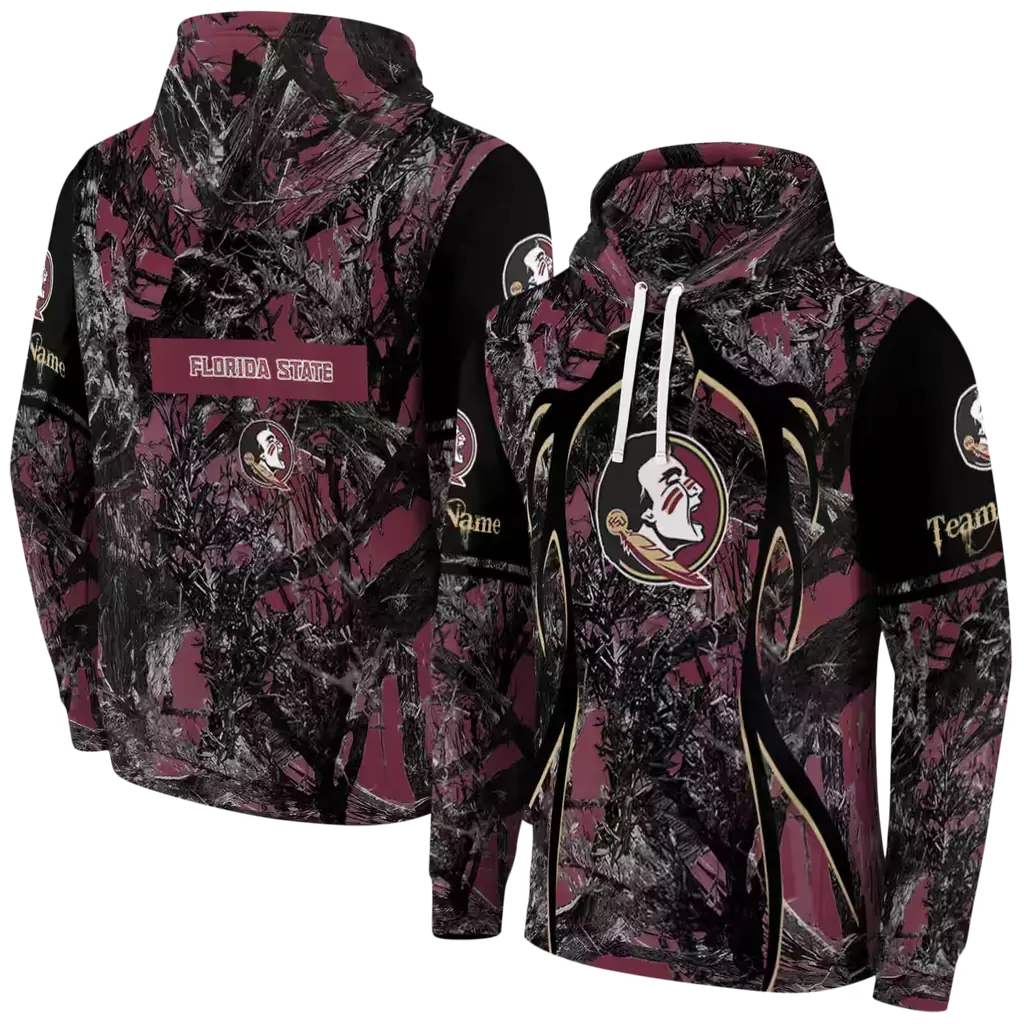 customized florida state seminoles hunting theme garnet black hoodie fashion forward customized florida state seminoles hunting theme garnet black hoodie fashion forward