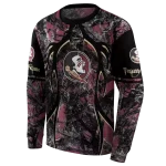 customized florida state seminoles hunting theme garnet black hoodie best selling