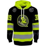 customized florida state seminoles safety motif black neon green hoodie best selling