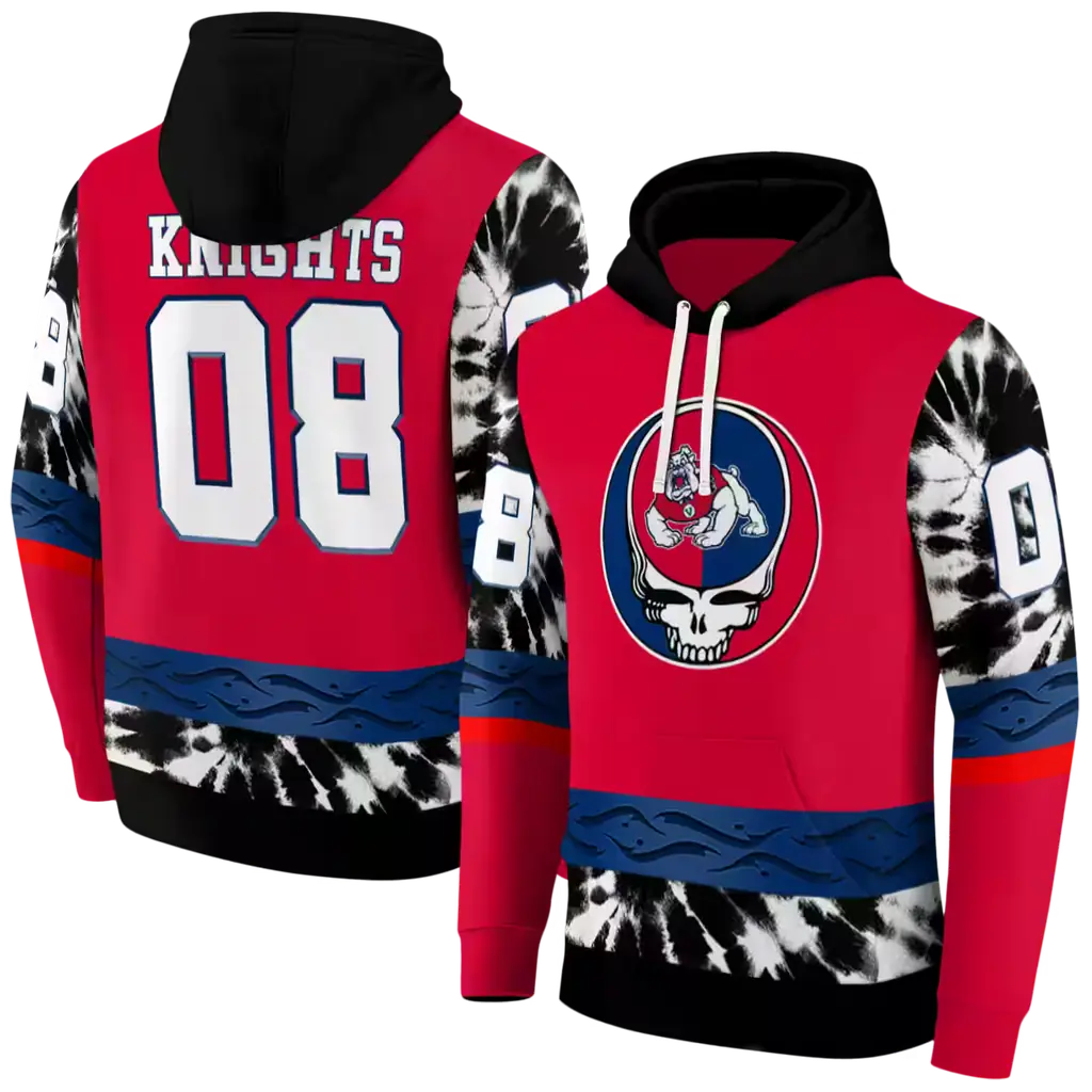 customized fresno state bulldogs grateful vibes red hoodie fashion forward customized fresno state bulldogs grateful vibes red hoodie fashion forward