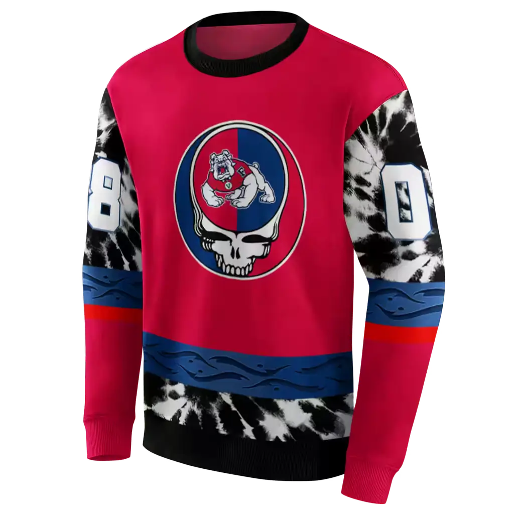 customized fresno state bulldogs grateful vibes red hoodie new arrival customized fresno state bulldogs grateful vibes red hoodie new arrival