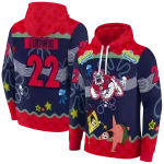 customized fresno state bulldogs spongebob patrick star red navy hoodie best selling