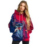 customized fresno state bulldogs stitch red hoodie best selling