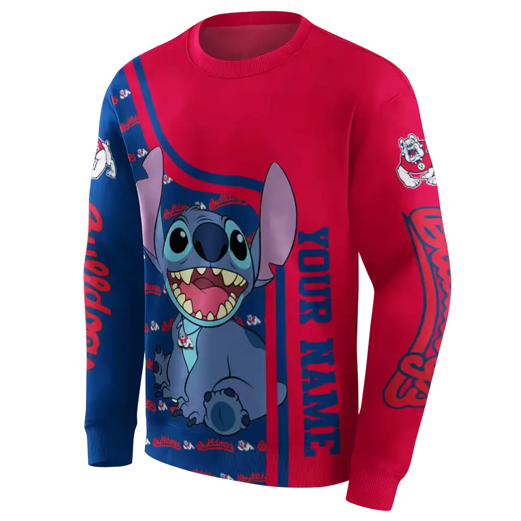 customized fresno state bulldogs stitch red hoodie new arrival customized fresno state bulldogs stitch red hoodie new arrival