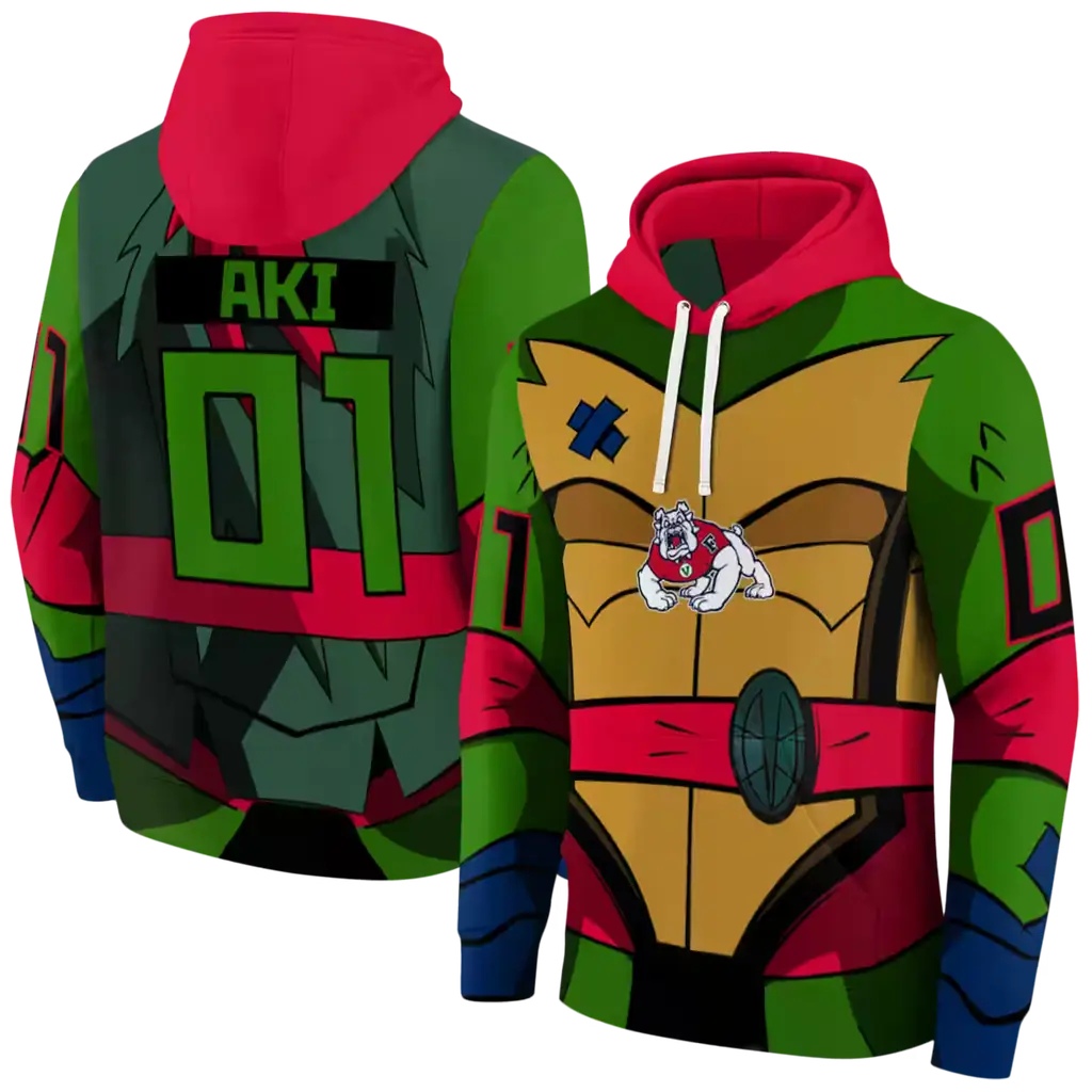 customized fresno state bulldogs superhero armor red green hoodie fashion forward customized fresno state bulldogs superhero armor red green hoodie fashion forward
