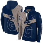 customized georgetown hoyas abstract shape blue hoodie best selling