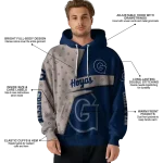 customized georgetown hoyas abstract shape blue hoodie best selling