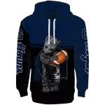 customized georgetown hoyas baby groot blue black hoodie best selling