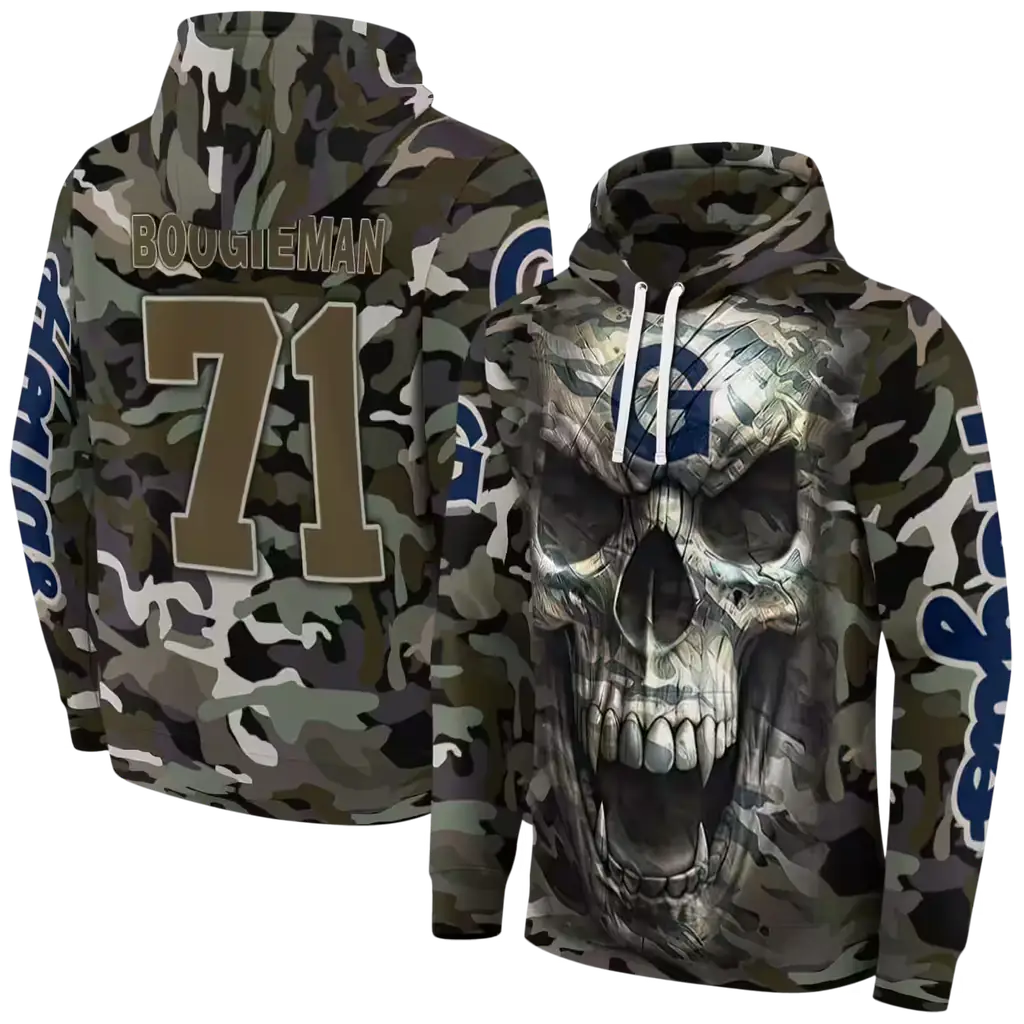customized georgetown hoyas camo skull hoodie fashion forward customized georgetown hoyas camo skull hoodie fashion forward