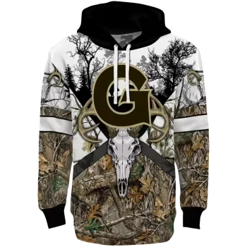 customized georgetown hoyas forest silhouette hoodie best selling