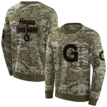 customized georgetown hoyas military style hoodie best selling