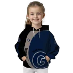 customized georgetown hoyas minimalist design blue black hoodie best selling